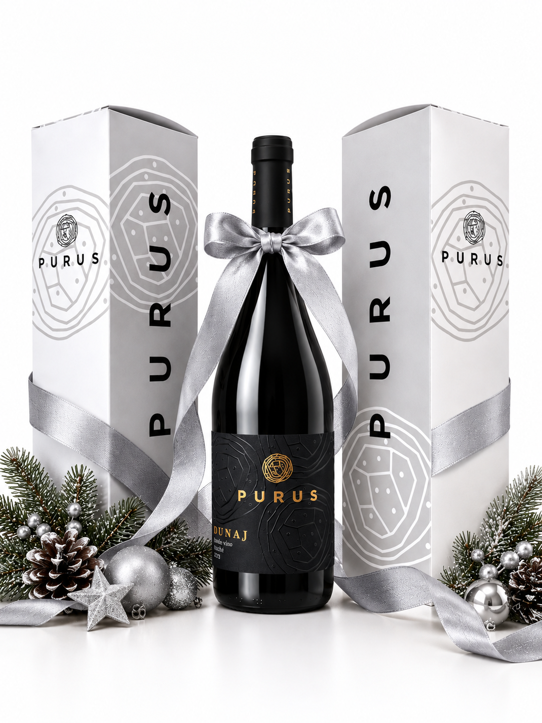 Elegantný sviatočný set vína PURUS